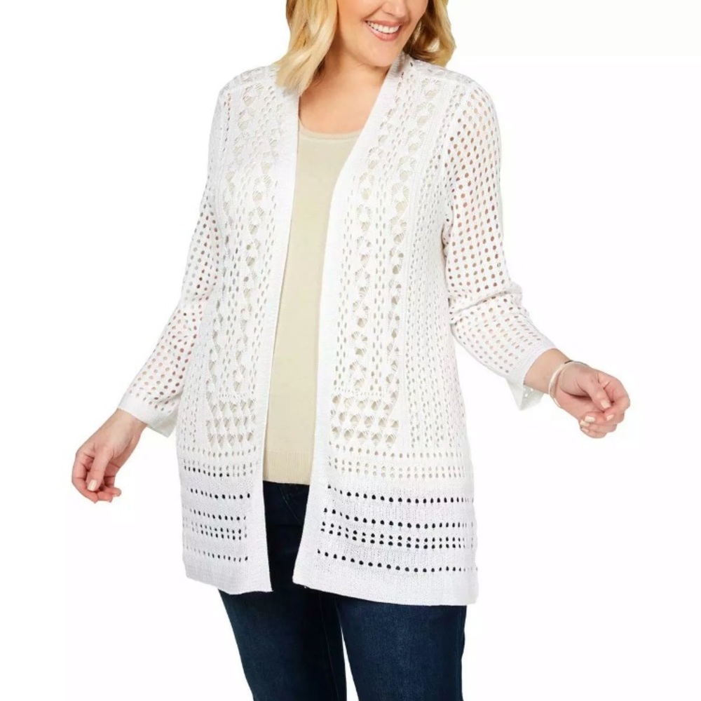 Charter Club Open Front Cardigan Sweater